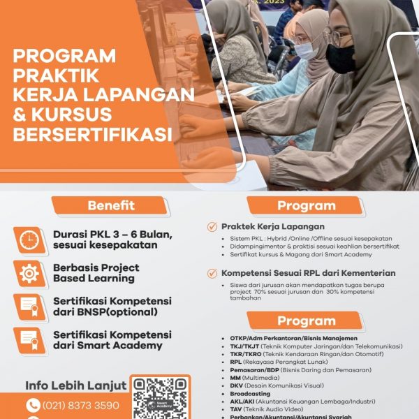 PROGRAM PKL+KURSUS BERSAMA SMART ACADEMY